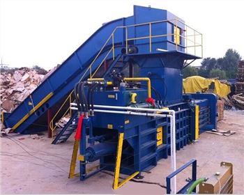 卧式(shì)廢紙打包機